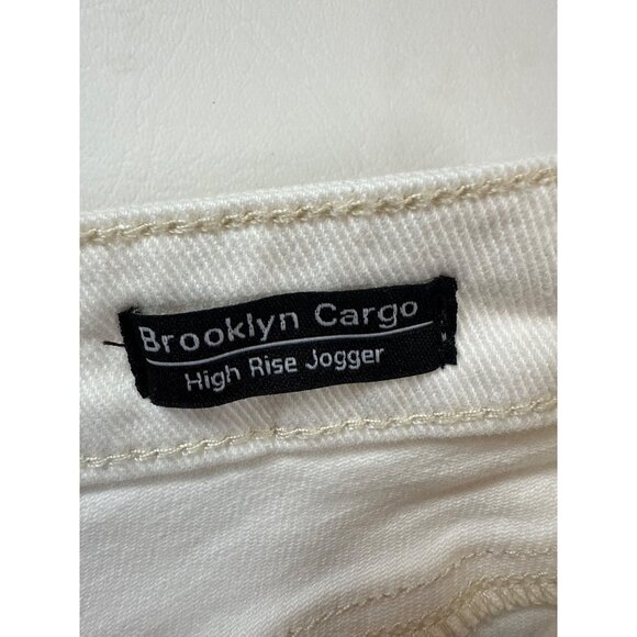 Sanctuary Brooklyn Women White High-Waisted Cargo Jogger sz 28 Pants (bin ii164) - Picture 12 of 16